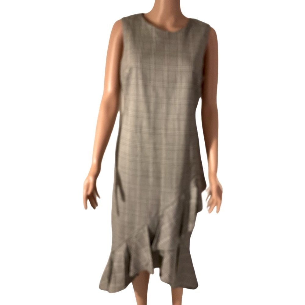 Calvin Klein Ruffled hem sheath dress Size 12.